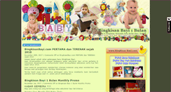 Desktop Screenshot of bingkisanbayi.com