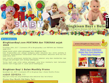 Tablet Screenshot of bingkisanbayi.com